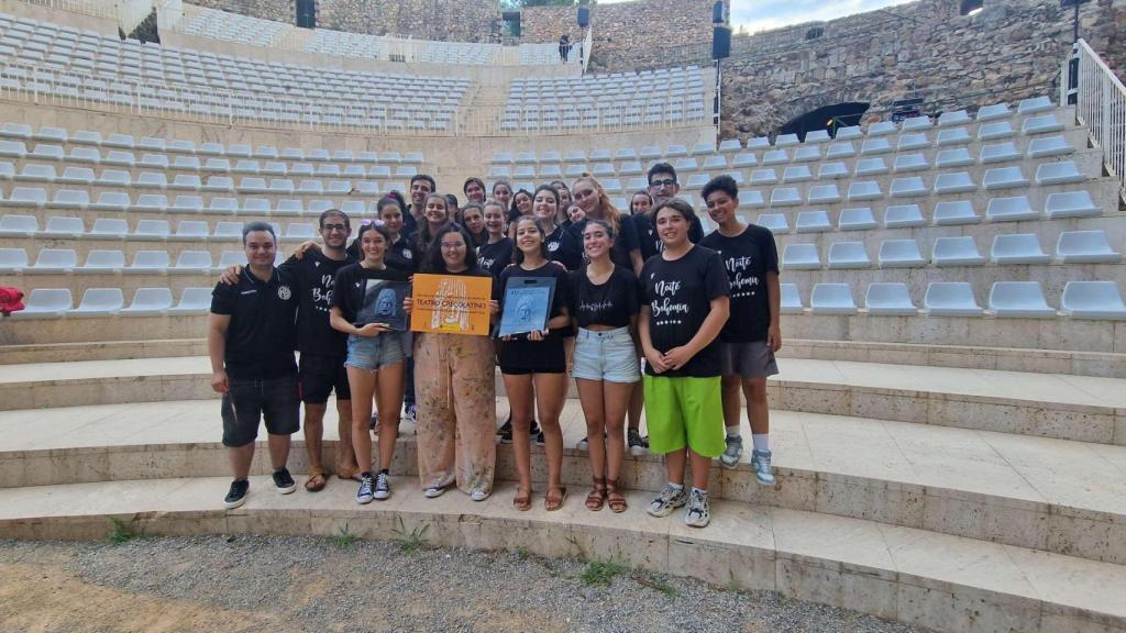 Miembros de la compañía de teatro