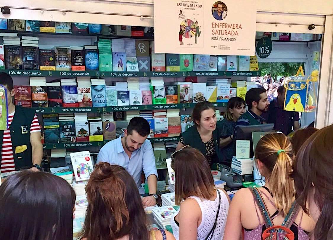 Feria del Libro de Madrid, 2017. Foto: Enfermera Saturada