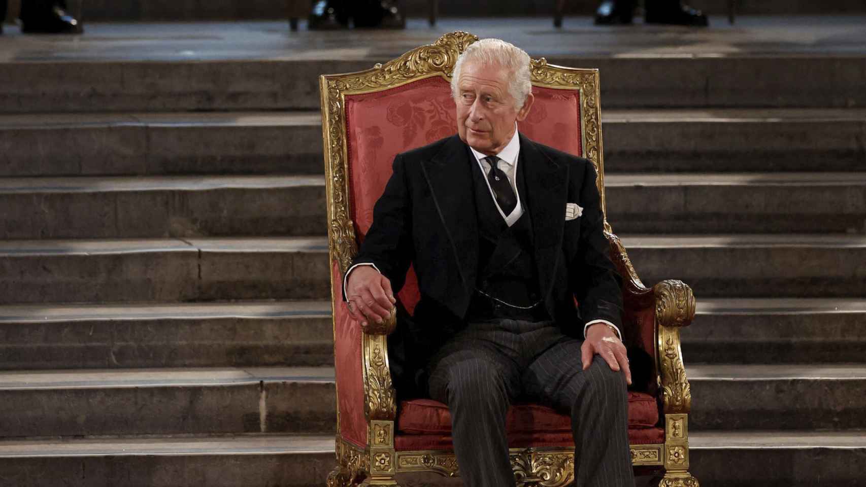 Carlos III ya como nuevo rey de Inglaterra.