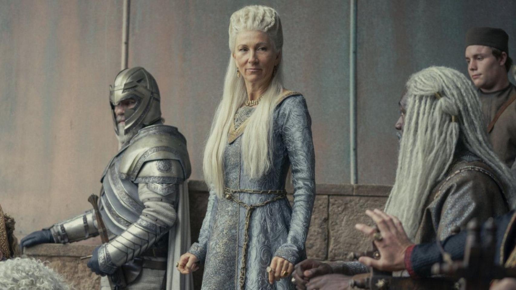 Rhaenys Targaryen en el primer episodio de 'La casa del dragón'.