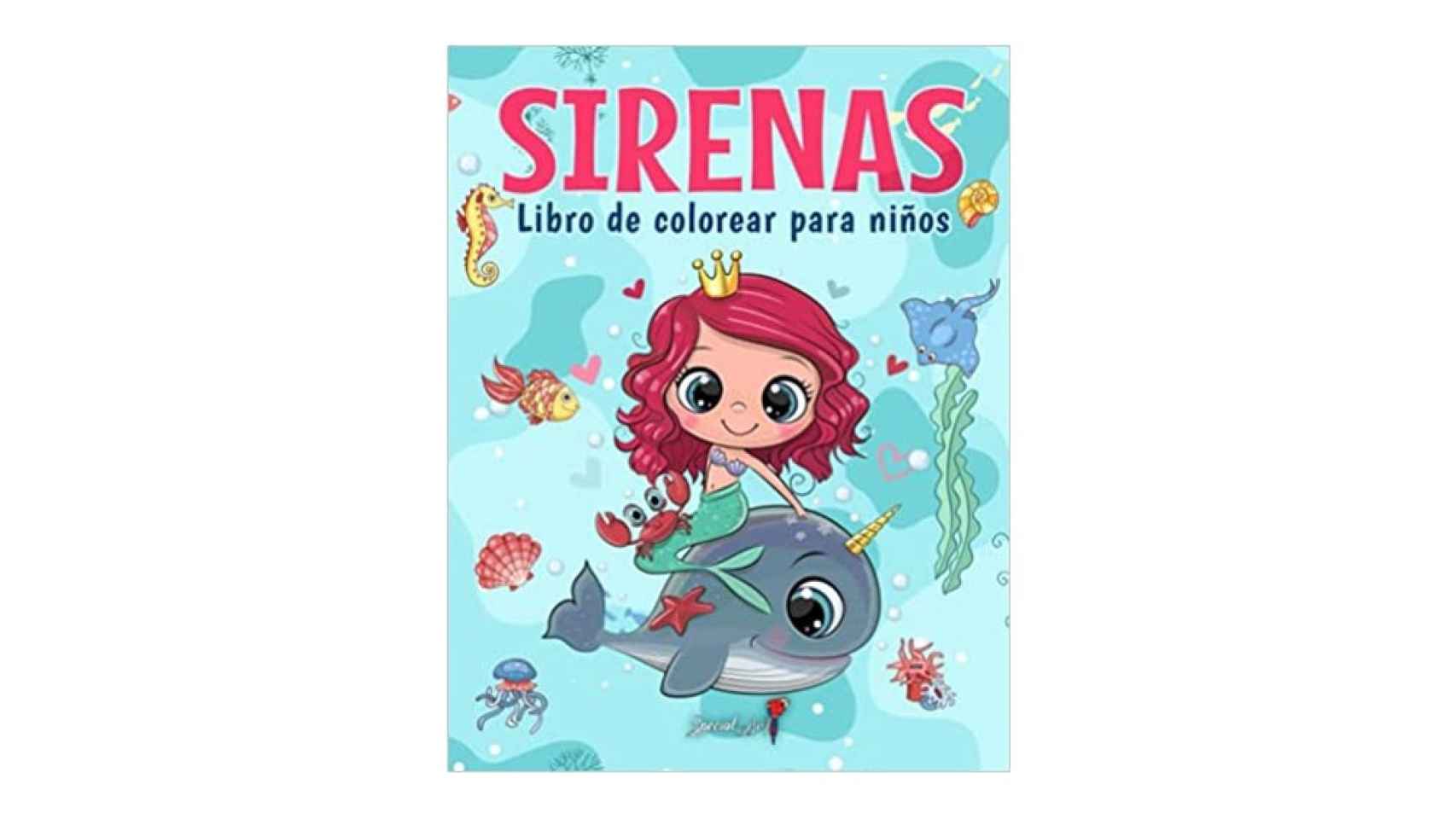 'Sirenas Libro de colorear para niños'