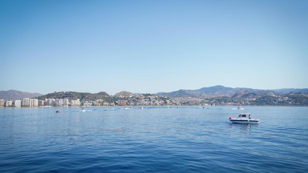 Vista de la bahía malagueña.