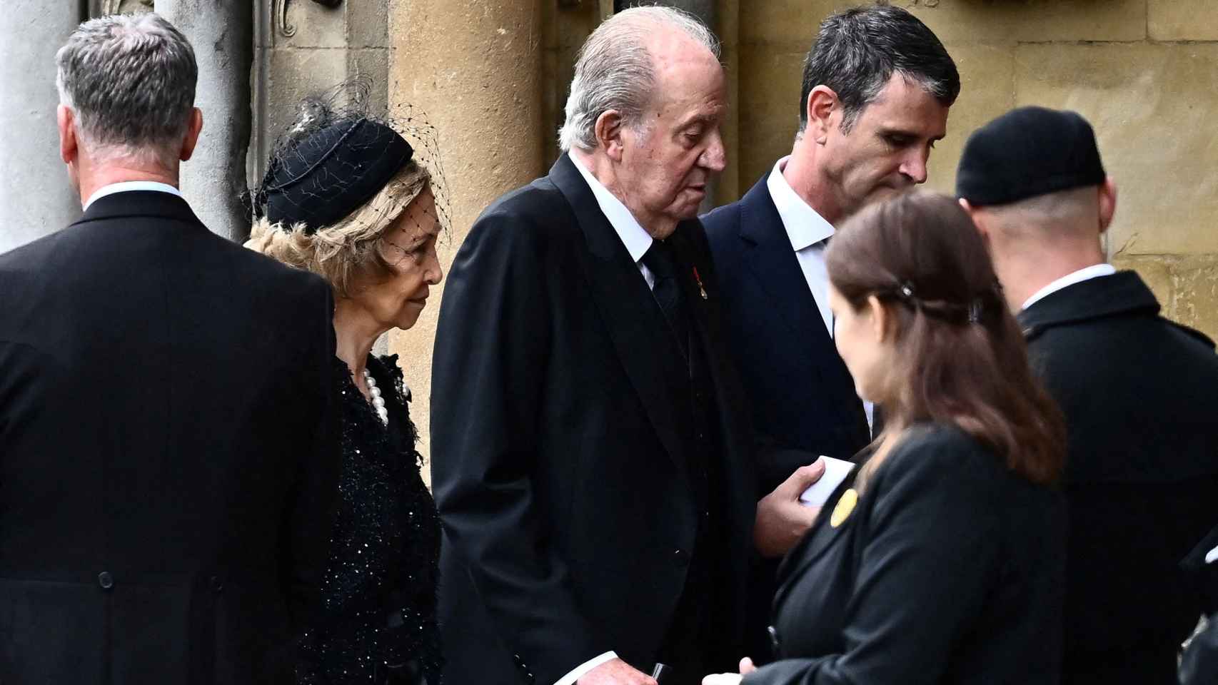 Juan Carlos y la reina Sofía.