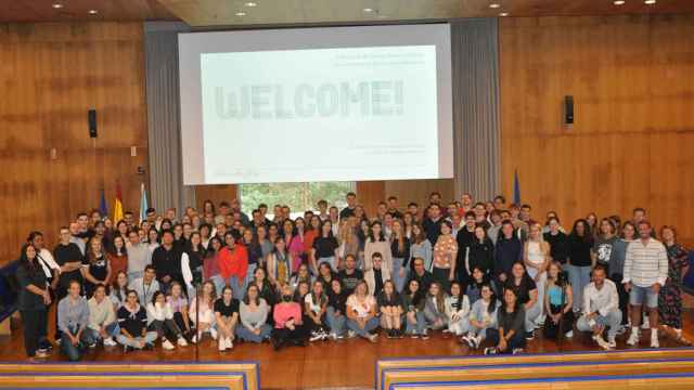 Presentación del curso a los alumnos extranjeros en la UVigo.