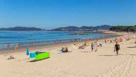 Playa de Samil, en Vigo, en una imagen de archivo.