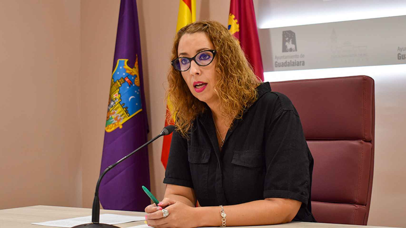 Sara Simón, concejala de Festejos en el Ayuntamiento de Guadalajara y segunda teniente de alcalde de Guadalajara.