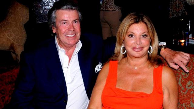 Philippe y Olivia Valère en su discoteca de Marbella.