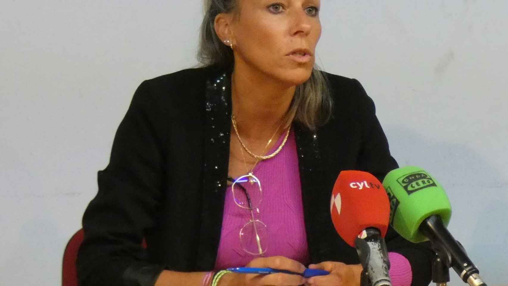 La portavoz del PSOE en el Ayuntamiento de  Ávila, Eva Arias.