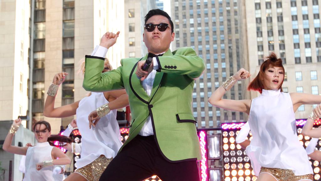 PSY interpreta 'Gangnam Style' en 'Today', 2012. Nueva York. Cortesía de Jason Decrow, Invision, AP, Shutterstock. 'Hallyu! The Korean Wave', en el V&A de Londres