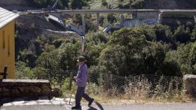 Obras en el viaducto de O Castro.