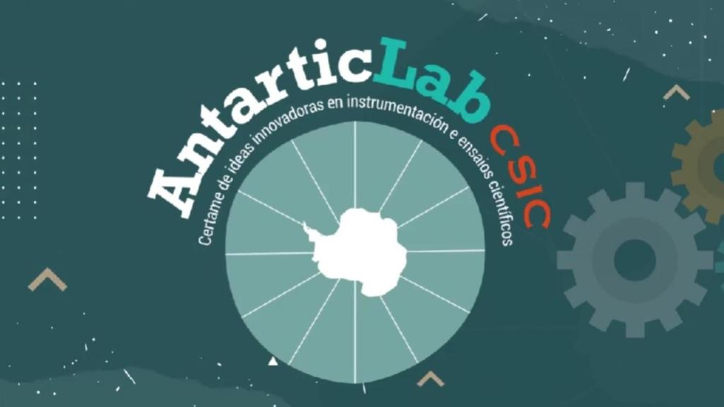 Cartel del concurso ‘AntarticLab’ organizado por CSIC Galicia.