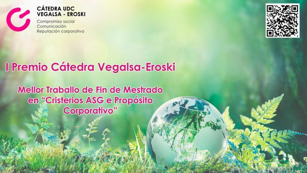 Cartel del I premio Cátedra Velgasa-Eroski