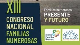 Santiago de Compostela acogerá en octubre el XIII Congreso Nacional de Familias Numerosas