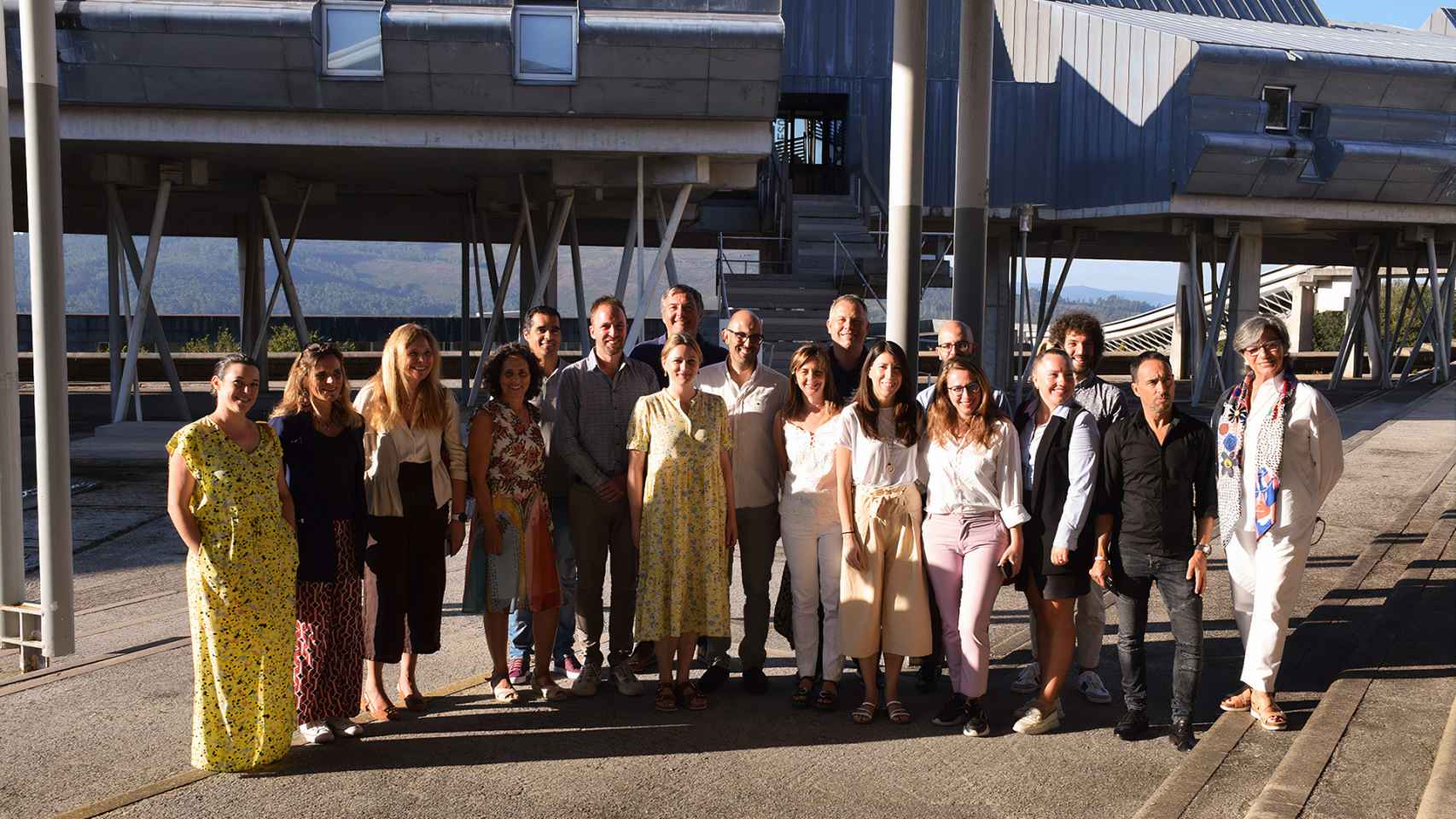 Representantes de siete universidades europeas en Vigo.