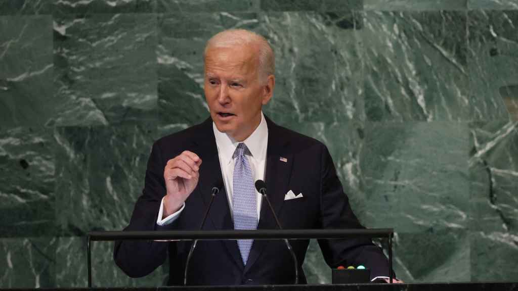 Joe Biden este miércoles en la Asamblea General de la ONU.