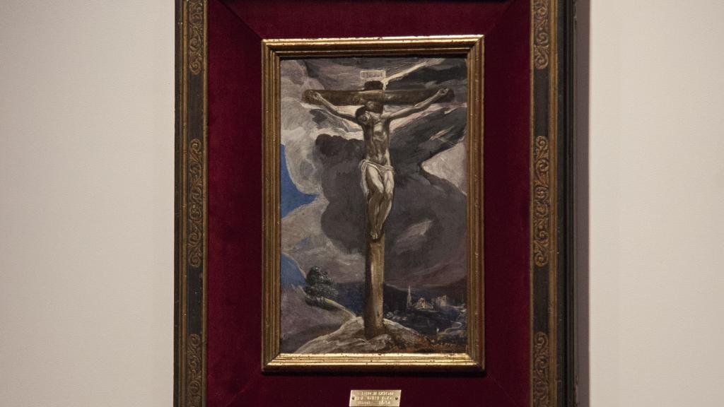 Aseguran en 3 millones de euro el 'Cristo crucificado' del Greco que se exhibe en Toledo