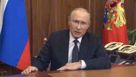 Vladimir Putin, presidente de Rusia, durante su mensaje a la Nación.