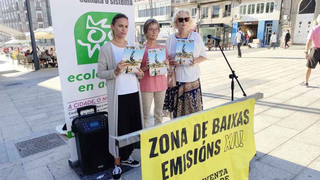 Presentación del informe  de las asociaciones ecologistas en Vigo.