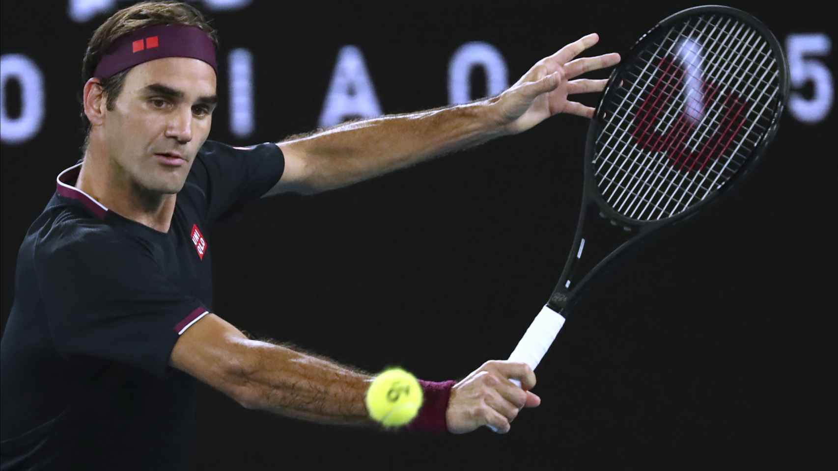 El tenista Roger Federer durante un partido de tenis en Nueva York, en septiembre de 2017.