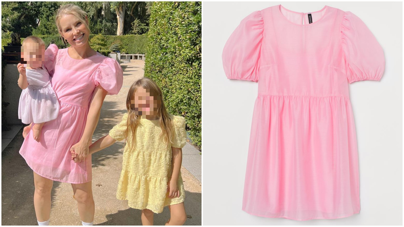 Soraya Arnelas luce un vestido de H&M.