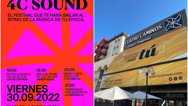 El centro comercial Cuatro Caminos de A Coruña celebra el 30 de septiembre un festival de música