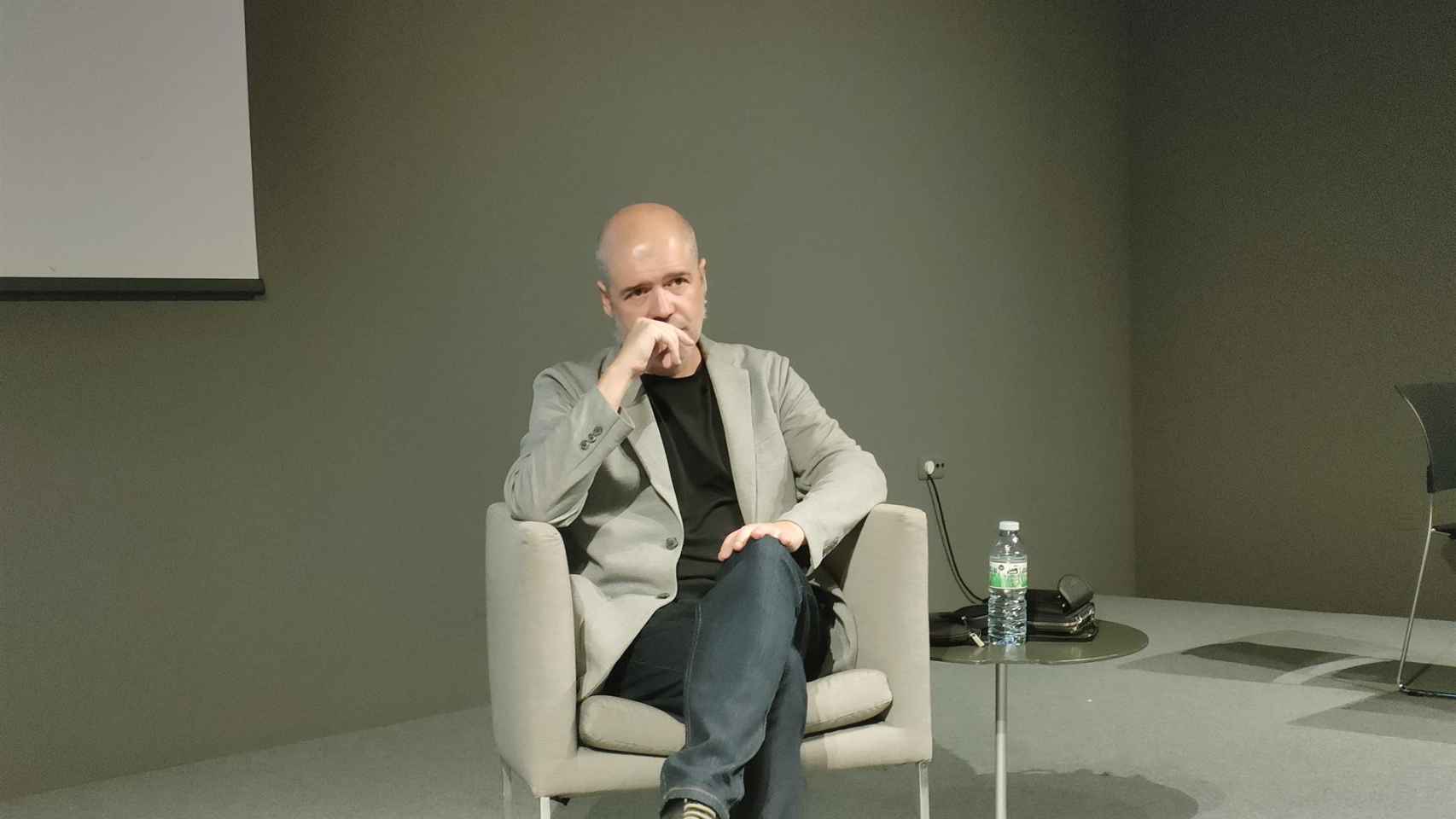 El secretario general confederal de CC.OO., Unai Sordo, en la presentación de su libro ‘Los sindicatos y el nuevo contrato social’, en el museo Marco de Vigo.