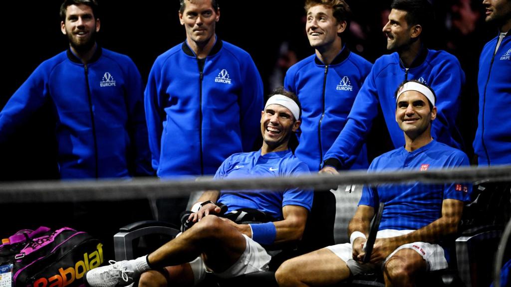 Sonrisas en un banquillo de leyendas en la Laver Cup