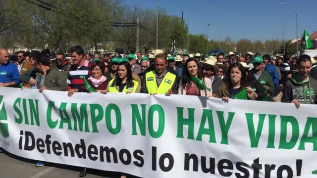 Imagen de archivo de una protesta en Ciudad Real.