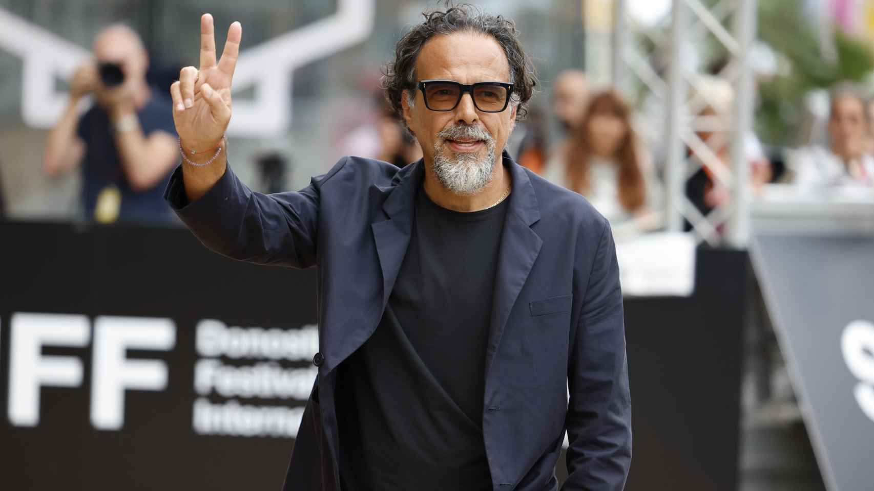 Alejandro G. Iñárritu, a su llegada a San Sebastián.