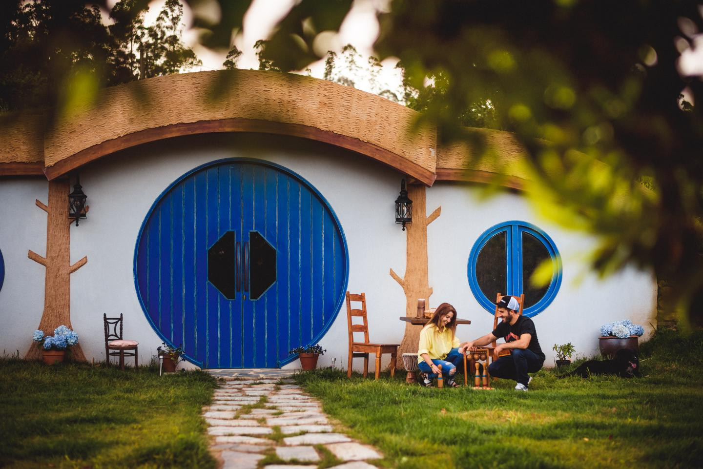 Casas Hobit en Viveiro. Foto: Apartamentos Mi Tesoro