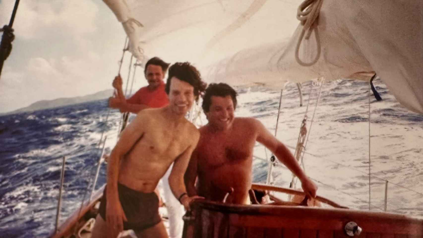 Navegando con Mick Jagger.