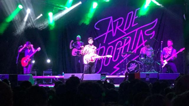 El concierto de Arde Bogotá anoche en la sala París 15 de Málaga.