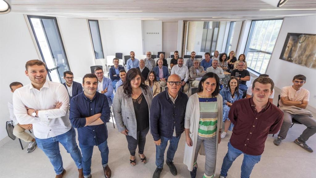 La secretaria general del PPdeG, Paula Prado, participa en un acto en Boborás (Ourense).