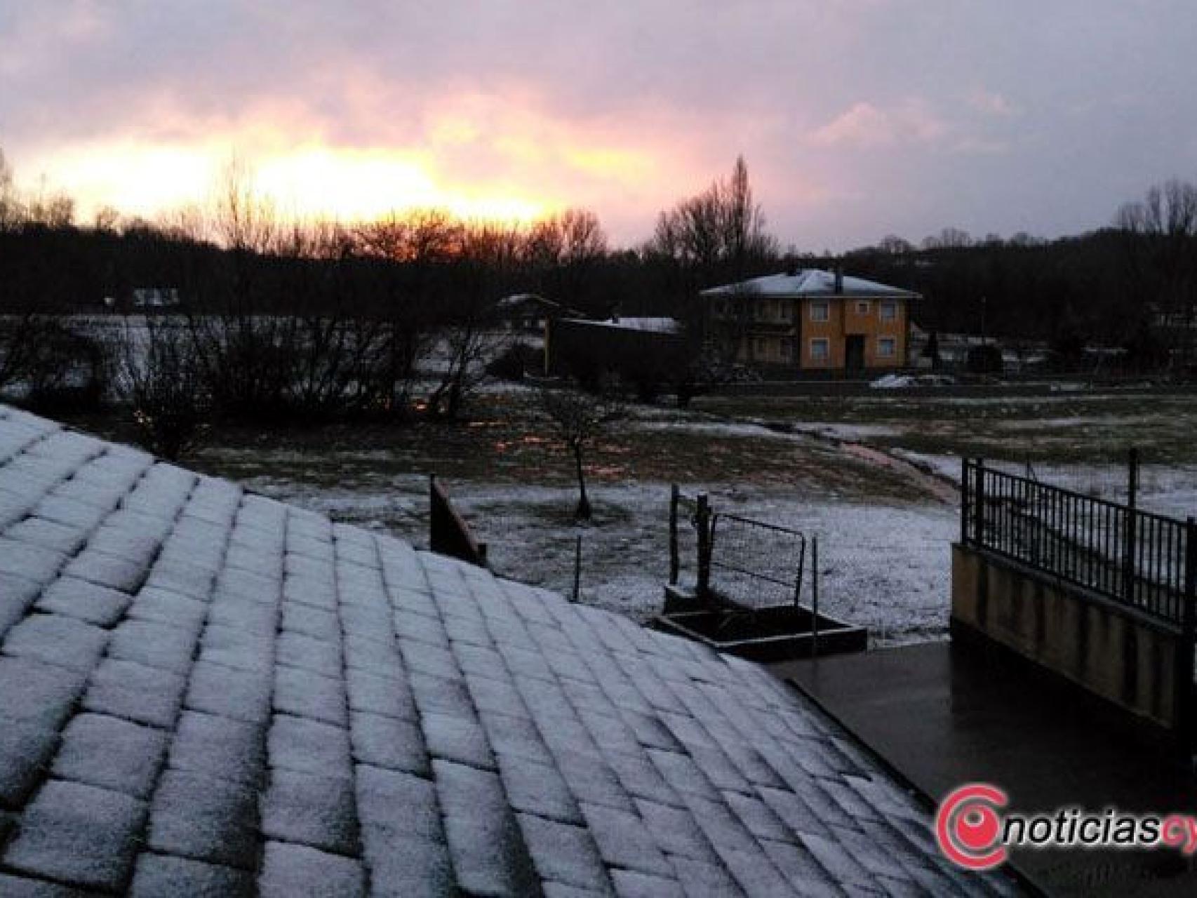 Imagen de archivo de una helada en Robleda-Cervantes, en Zamora.