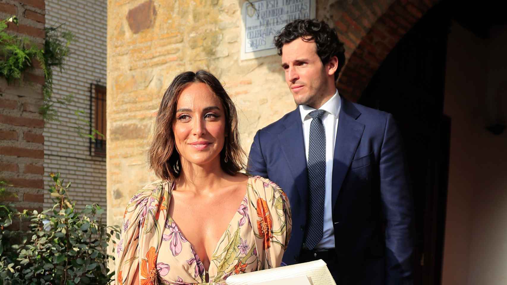 Tamara Falcó e Íñigo Onieva en una boda, en julio de 2021, cuando aún eran pareja.