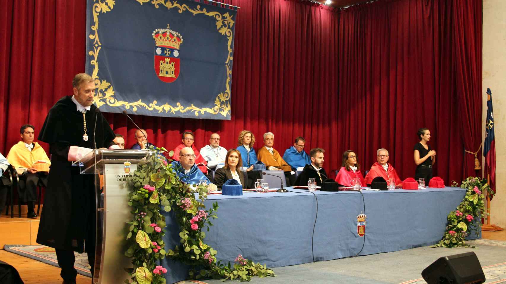 Acto de apertura del curso 22/23 en la Universidad de Burgos