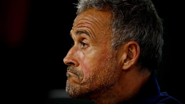 Luis Enrique, en rueda de prensa de la UEFA Nations League