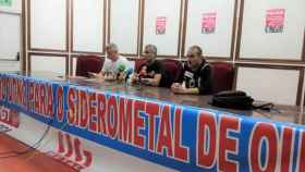 Los representantes sindicales del siderometal de Ourense se reúnen con el alcalde