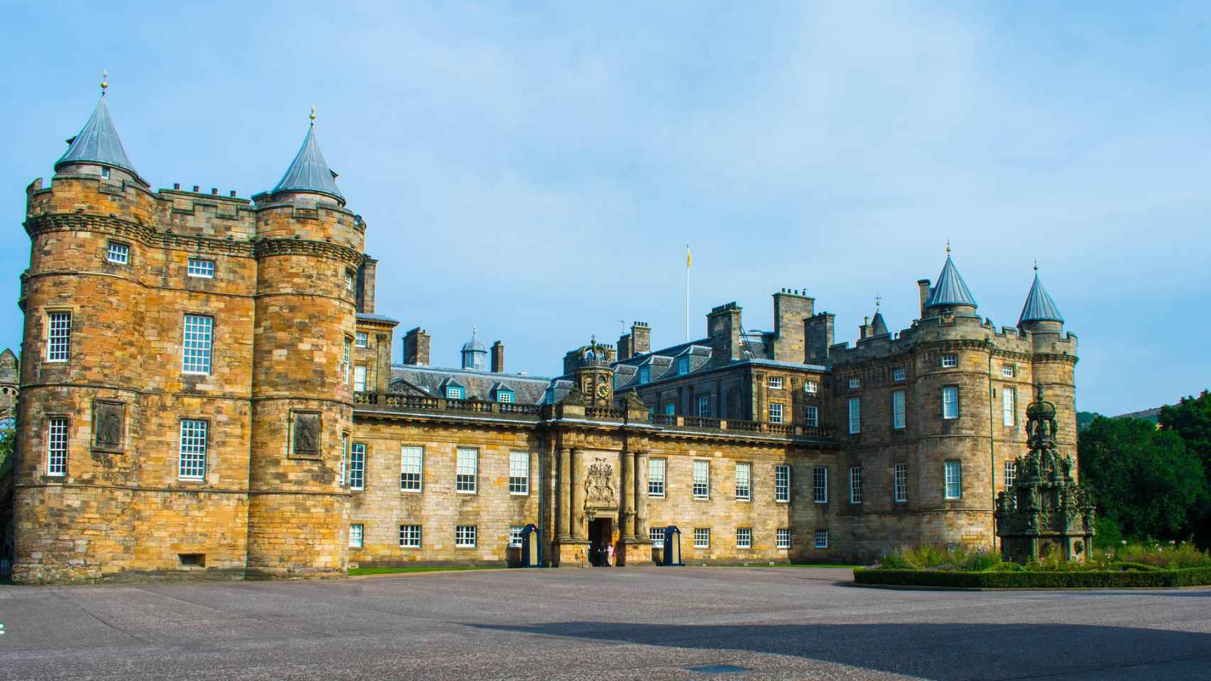 Palacio de Holyrood, en Edimburgo.