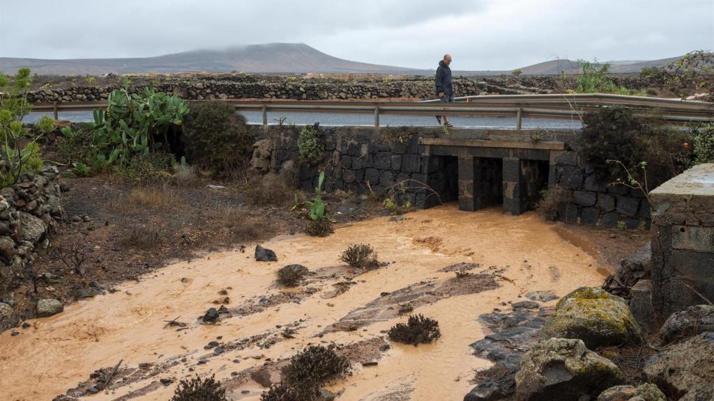 La tormenta tropical Hermine ha dejado lluvias moderadas en la isla de Lanzarote.