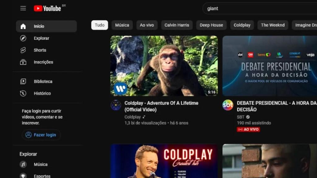 Nuevo diseño de la página web de YouTube