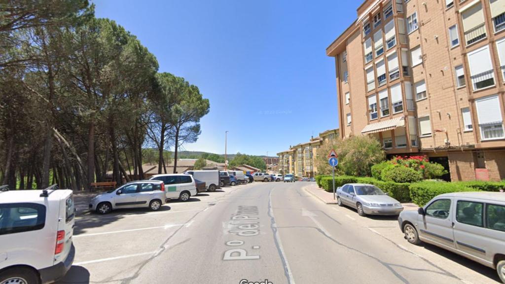 Imagen del paseo del Pinar de Cuenca, lugar donde se ha producido el atropello. Foto: Google