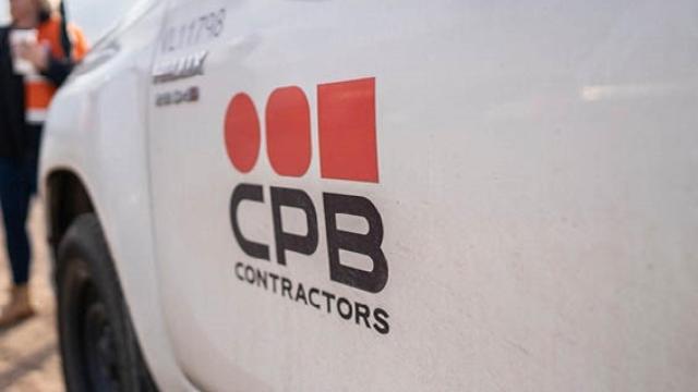 Vehículo de CPB Contractors, filial de Cimic.
