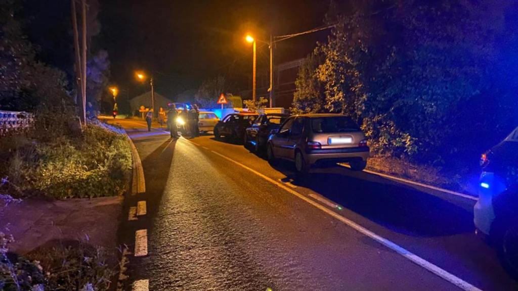 Actuación de la Policía Local de Cambre en Cecebre.