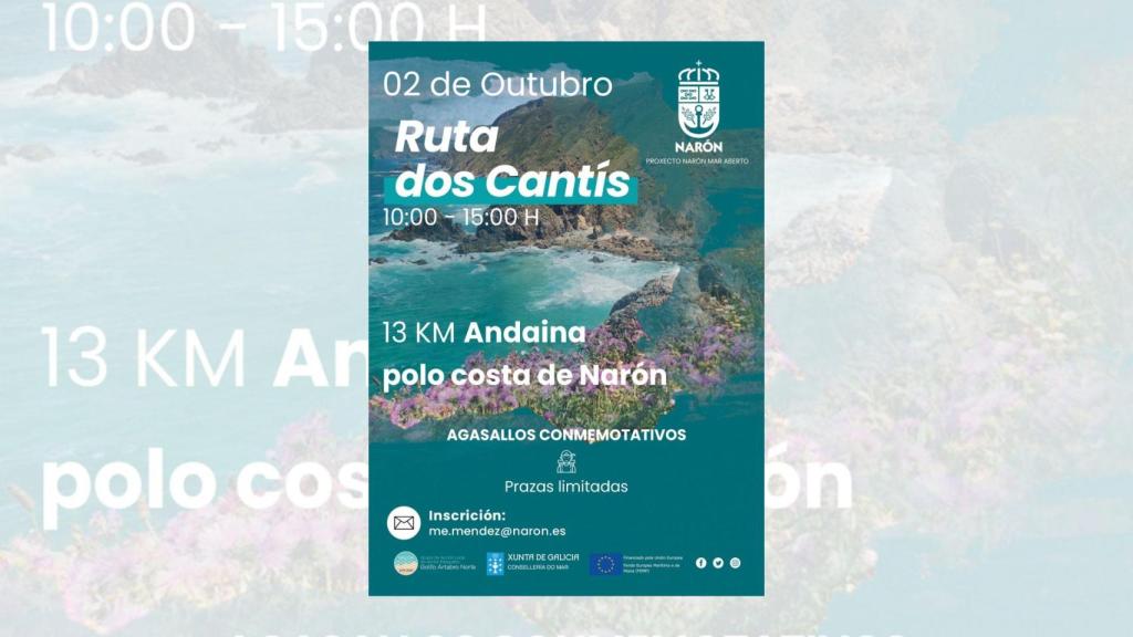 Una ruta a pie por la costa de Narón (A Coruña) dará a conocer las zonas de captura del percebe