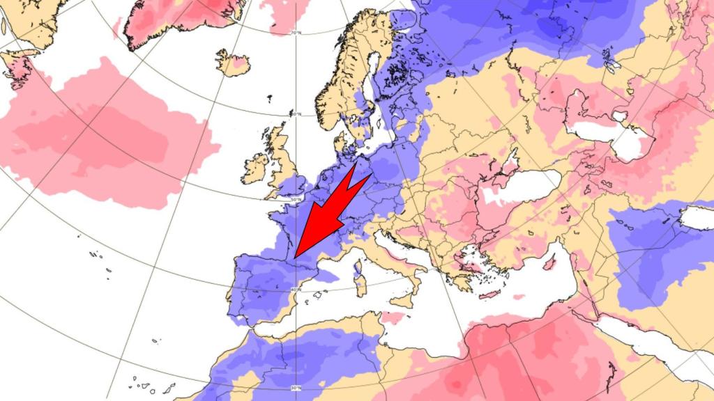 Anomalías de frío previstas a finales de septiembre. Aemet.