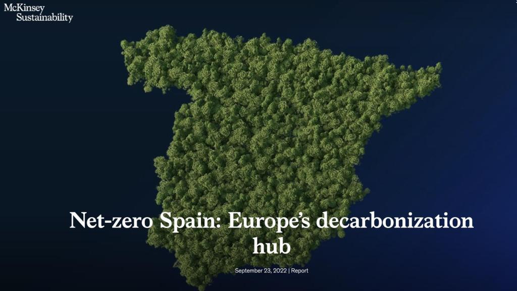 Informe McKinsey 'Net-zero Spain: Europe's decarbonization hub'