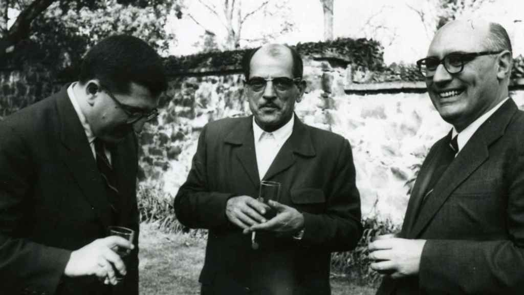 Carlos Velo, Buñuel y Bardem.