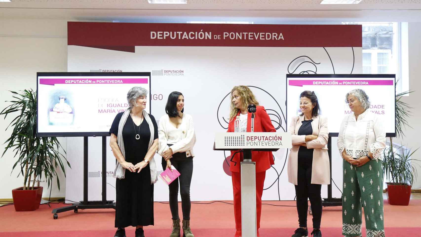 Presentación de la ‘Canteira de Igualdade’ de la Diputación de Pontevedra.