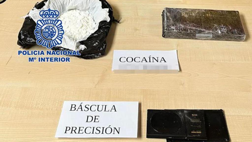 Imagen del material intervenido por la Policía Nacional